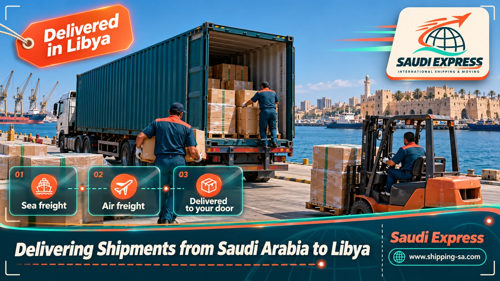 Delivering Shipments from Saudi Arabia to Libya