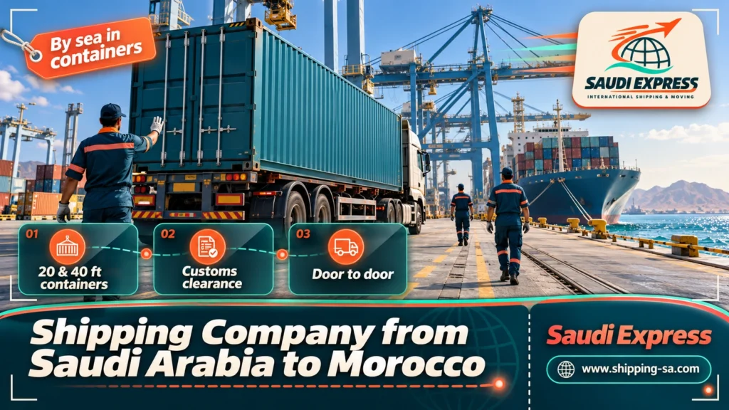 Shipping Company from Saudi Arabia to Morocco