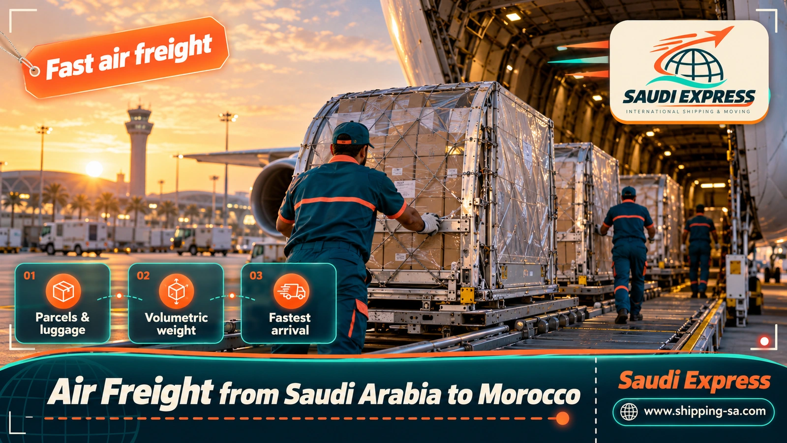 Air Freight from Saudi Arabia to Morocco