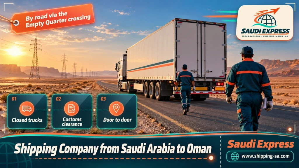 Shipping Company from Saudi Arabia to Oman