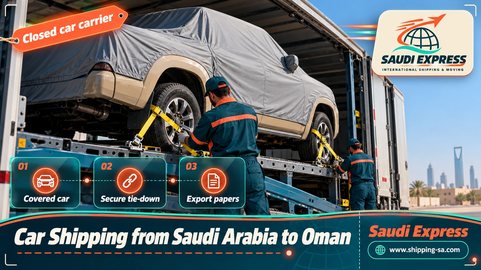 Car Shipping from Saudi Arabia to Oman