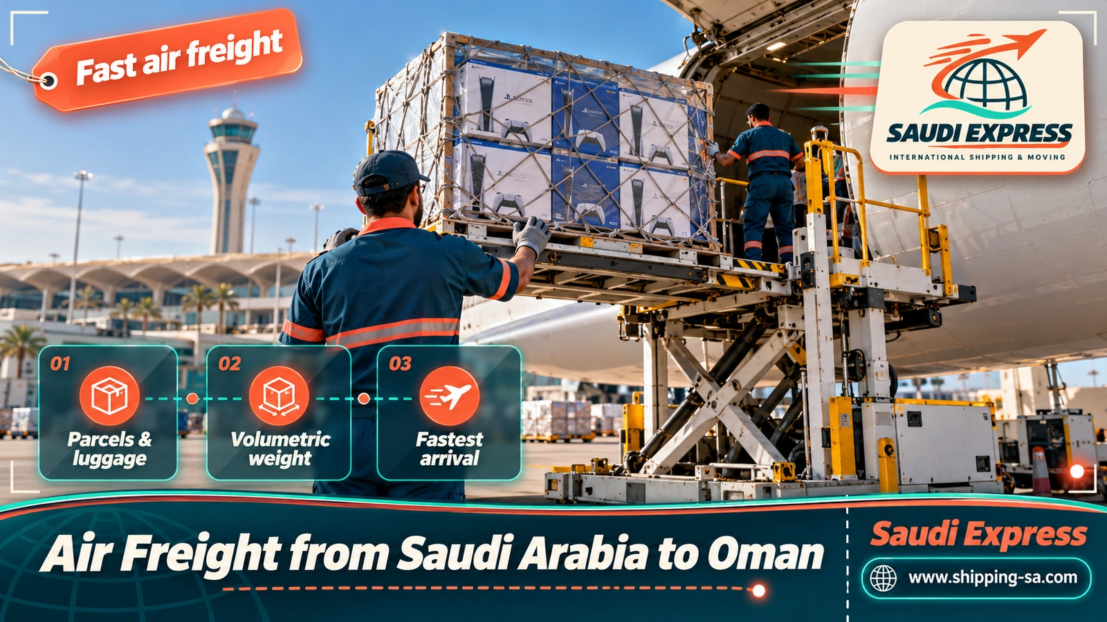 Air Freight from Saudi Arabia to Oman