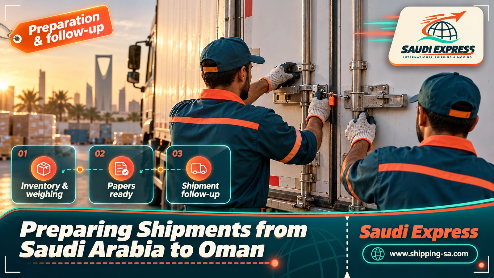 Preparing Shipments from Saudi Arabia to Oman
