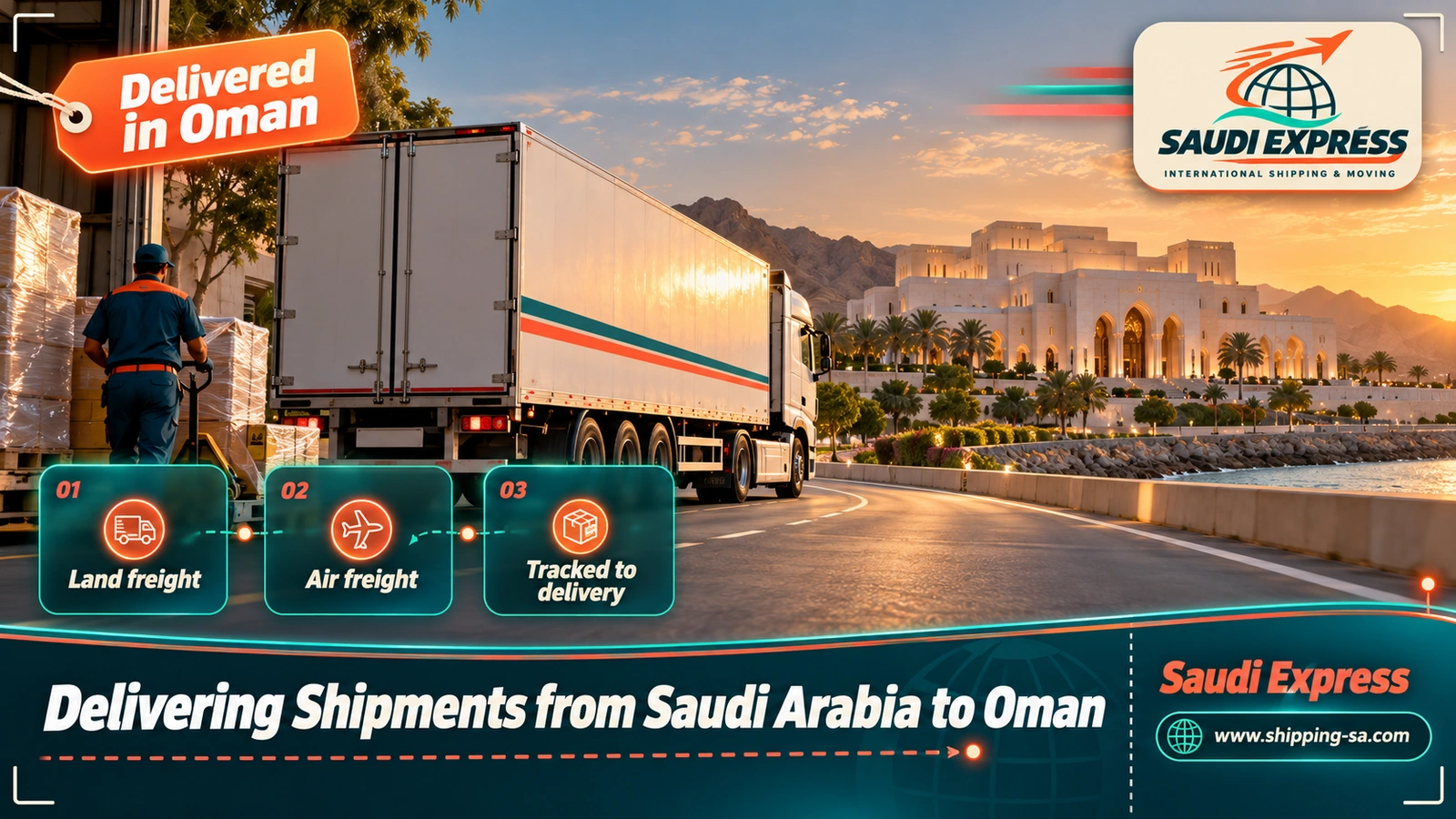 Delivering Shipments from Saudi Arabia to Oman