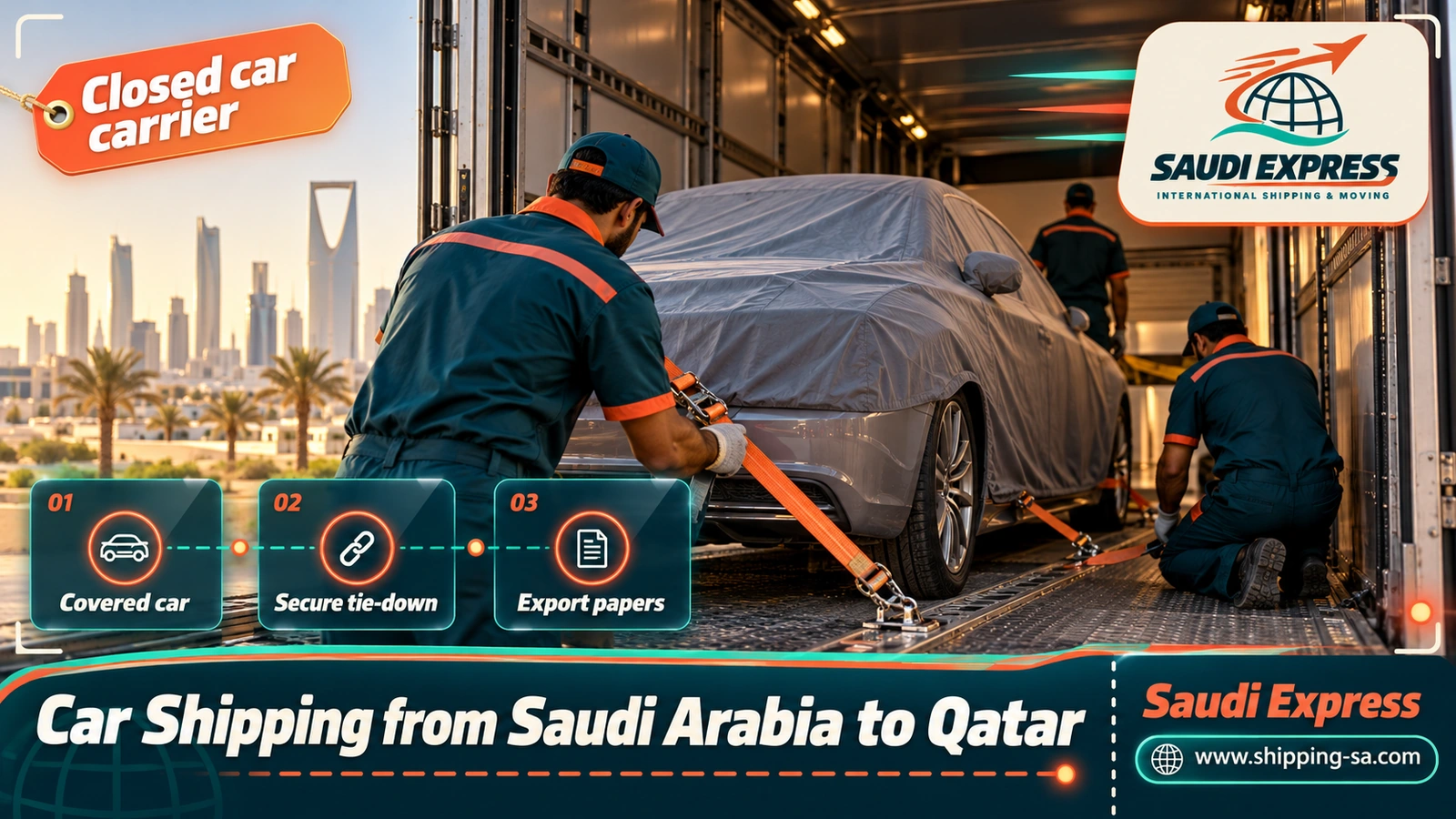 Car Shipping from Saudi Arabia to Qatar
