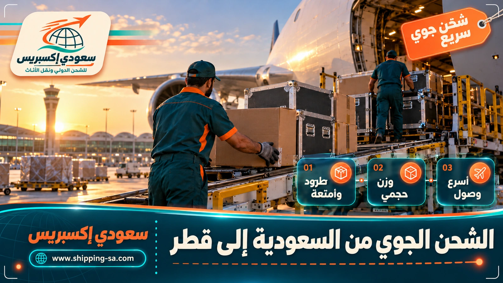 الشحن الجوي من السعودية إلى قطر