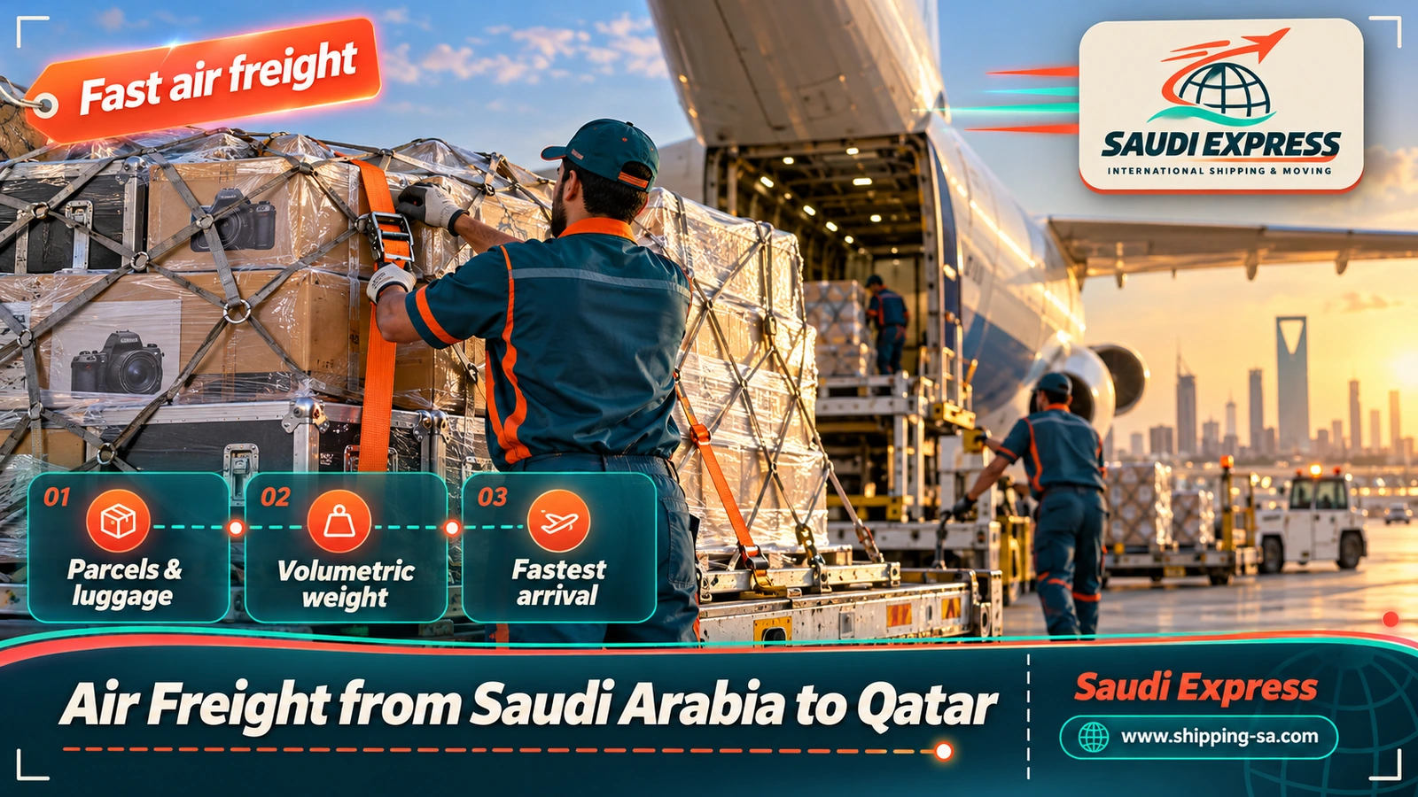Air Freight from Saudi Arabia to Qatar