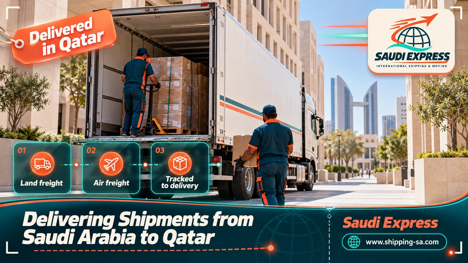 Delivering Shipments from Saudi Arabia to Qatar
