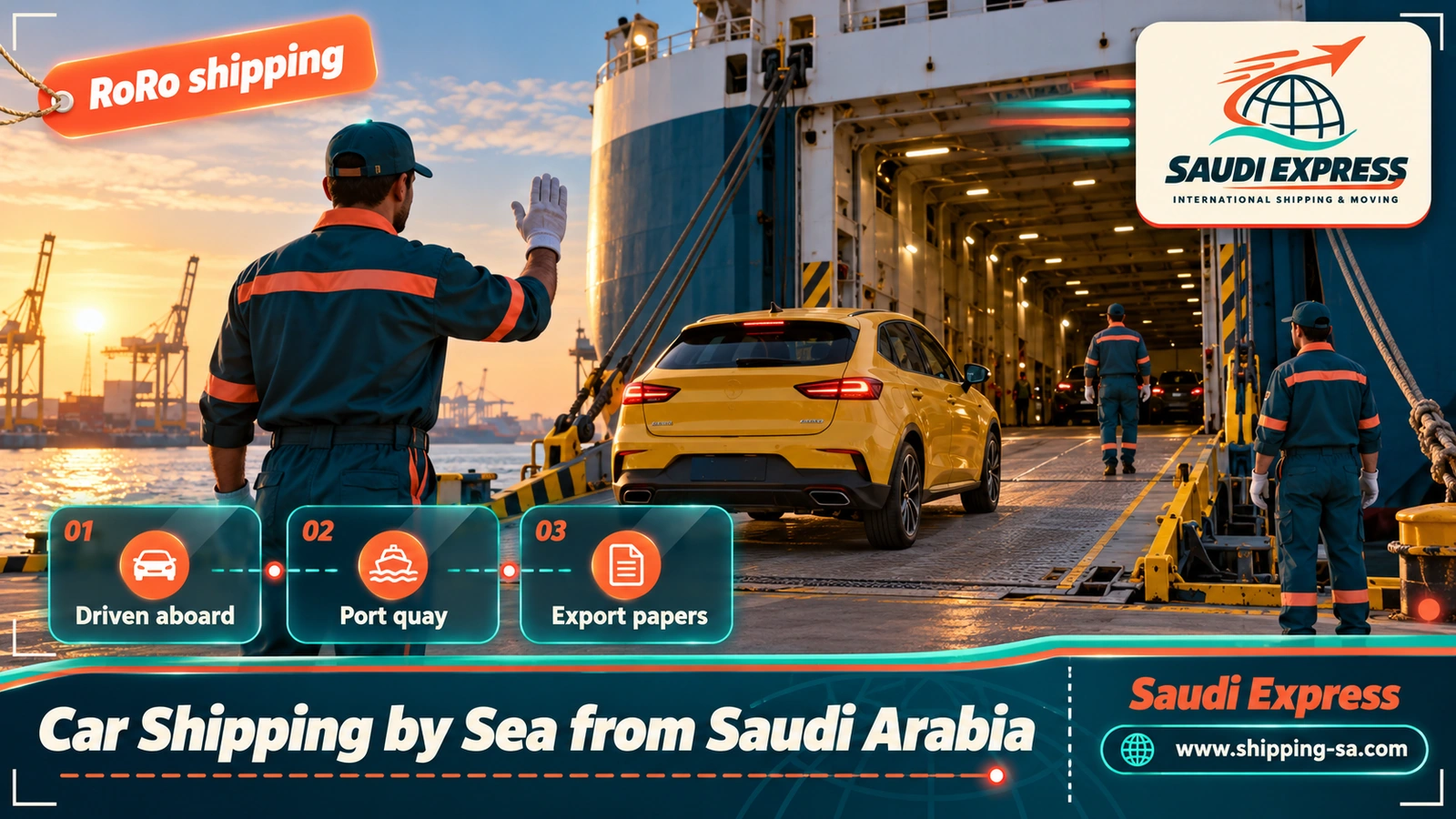 Car Shipping by Sea from Saudi Arabia
