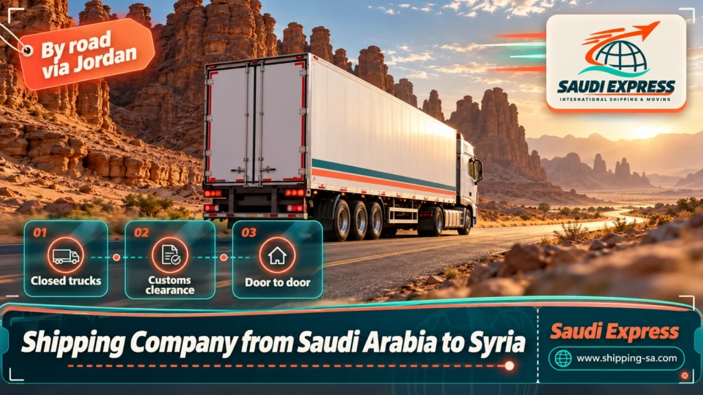 Shipping Company from Saudi Arabia to Syria