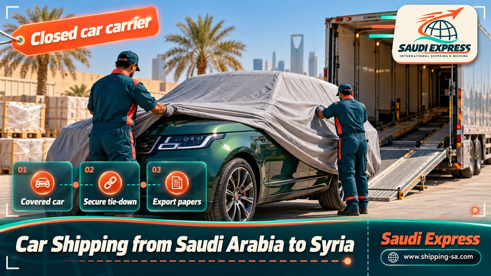 Car Shipping from Saudi Arabia to Syria
