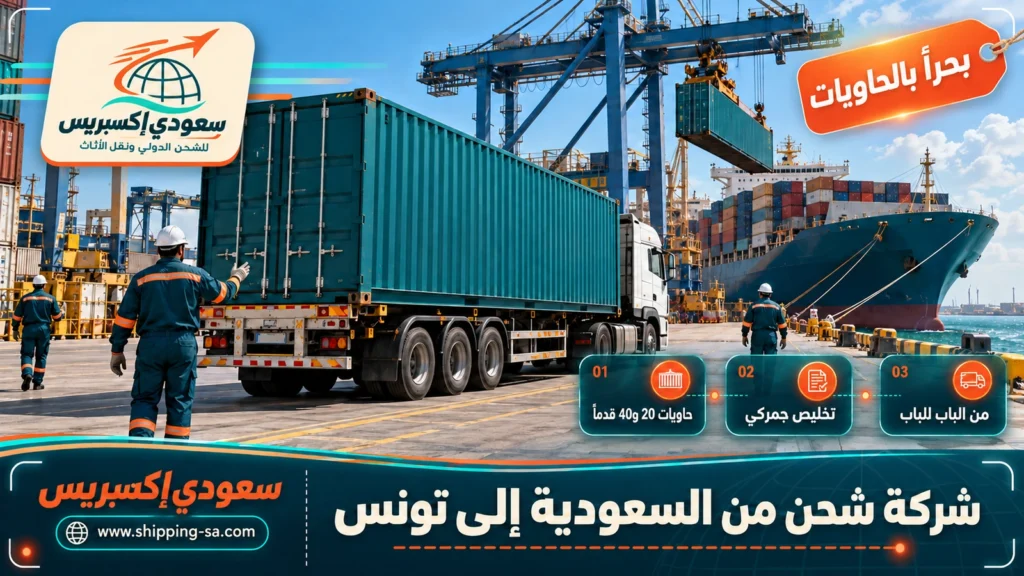 شركة شحن من السعودية إلى تونس