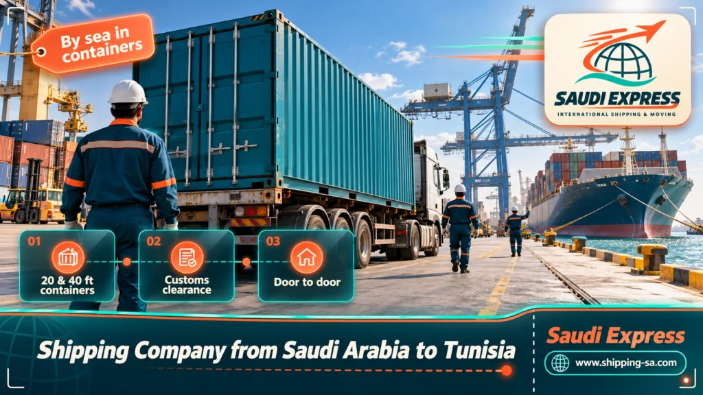 Shipping Company from Saudi Arabia to Tunisia