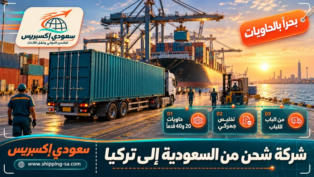 شركة شحن من السعودية إلى تركيا