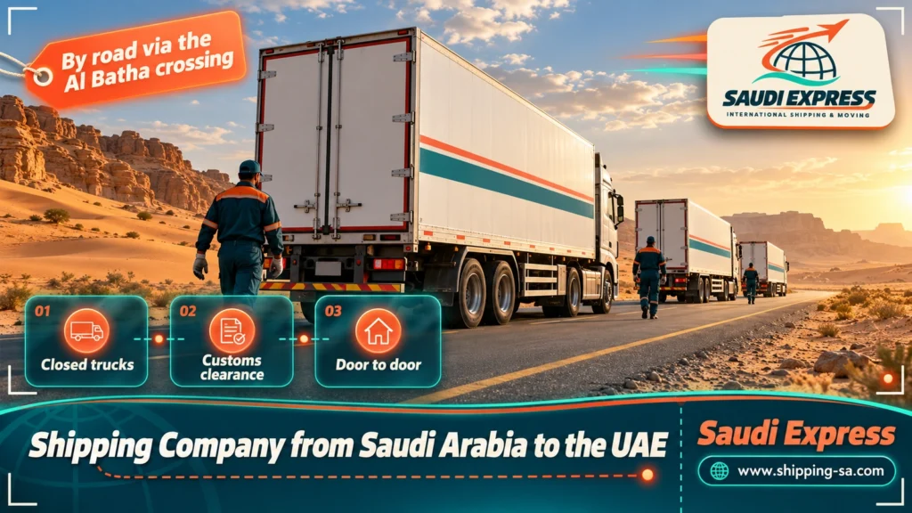 Shipping Company from Saudi Arabia to the UAE