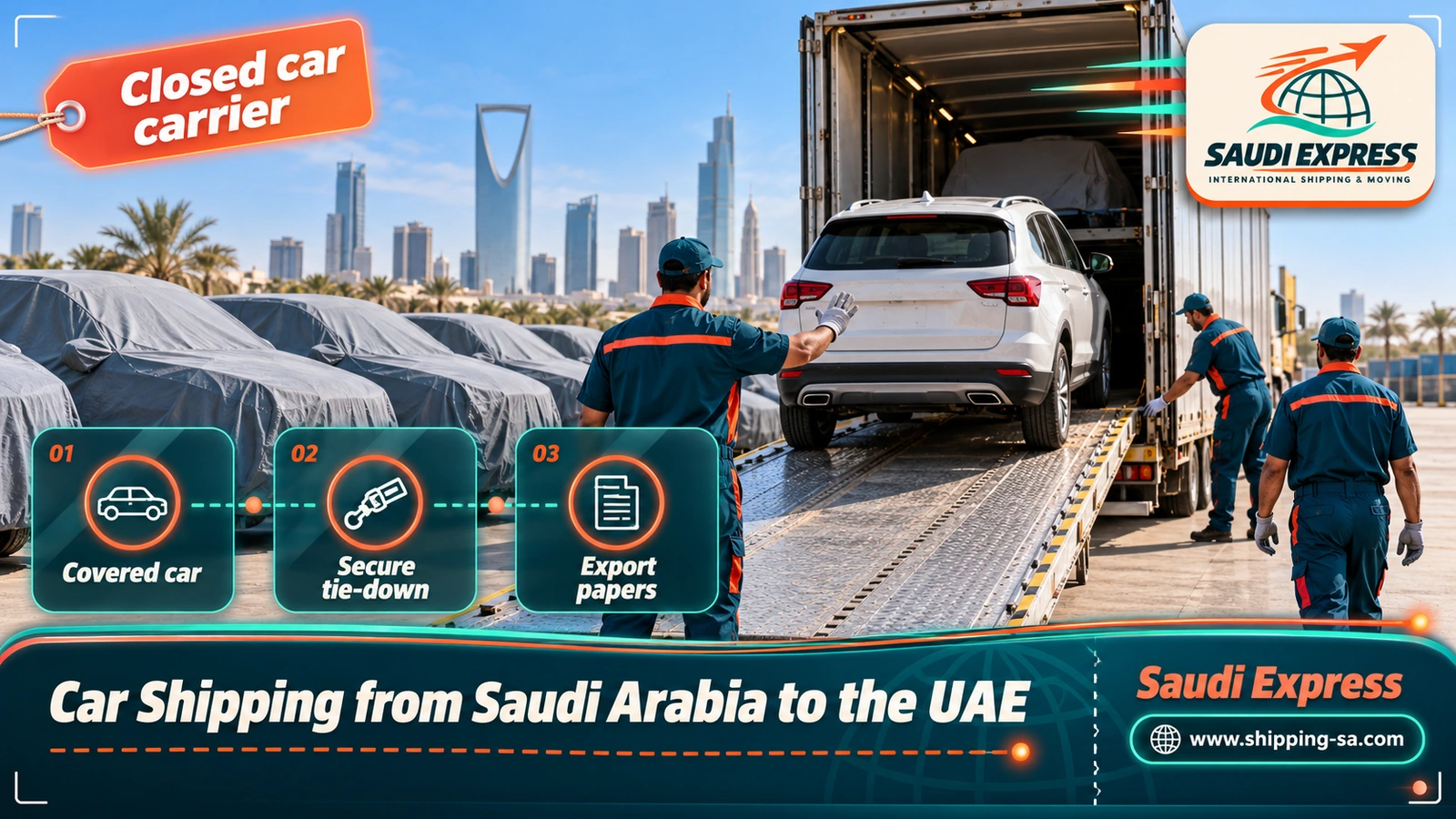 Car Shipping from Saudi Arabia to the UAE