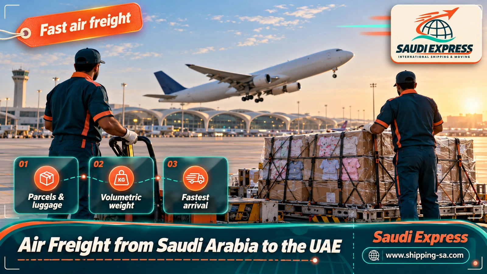 Air Freight from Saudi Arabia to the UAE
