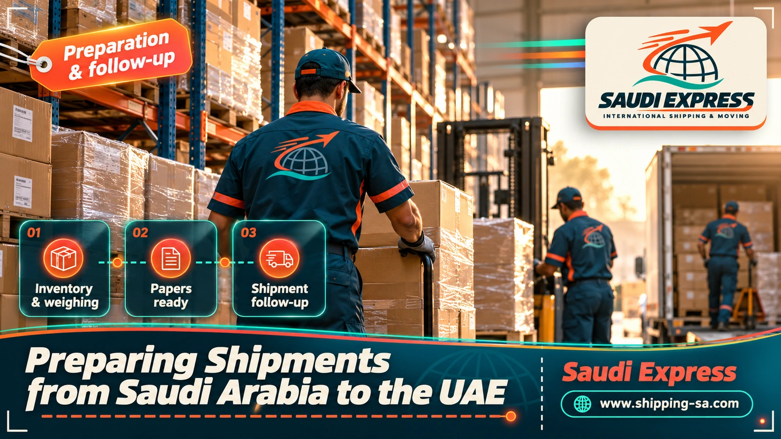 Preparing Shipments from Saudi Arabia to the UAE