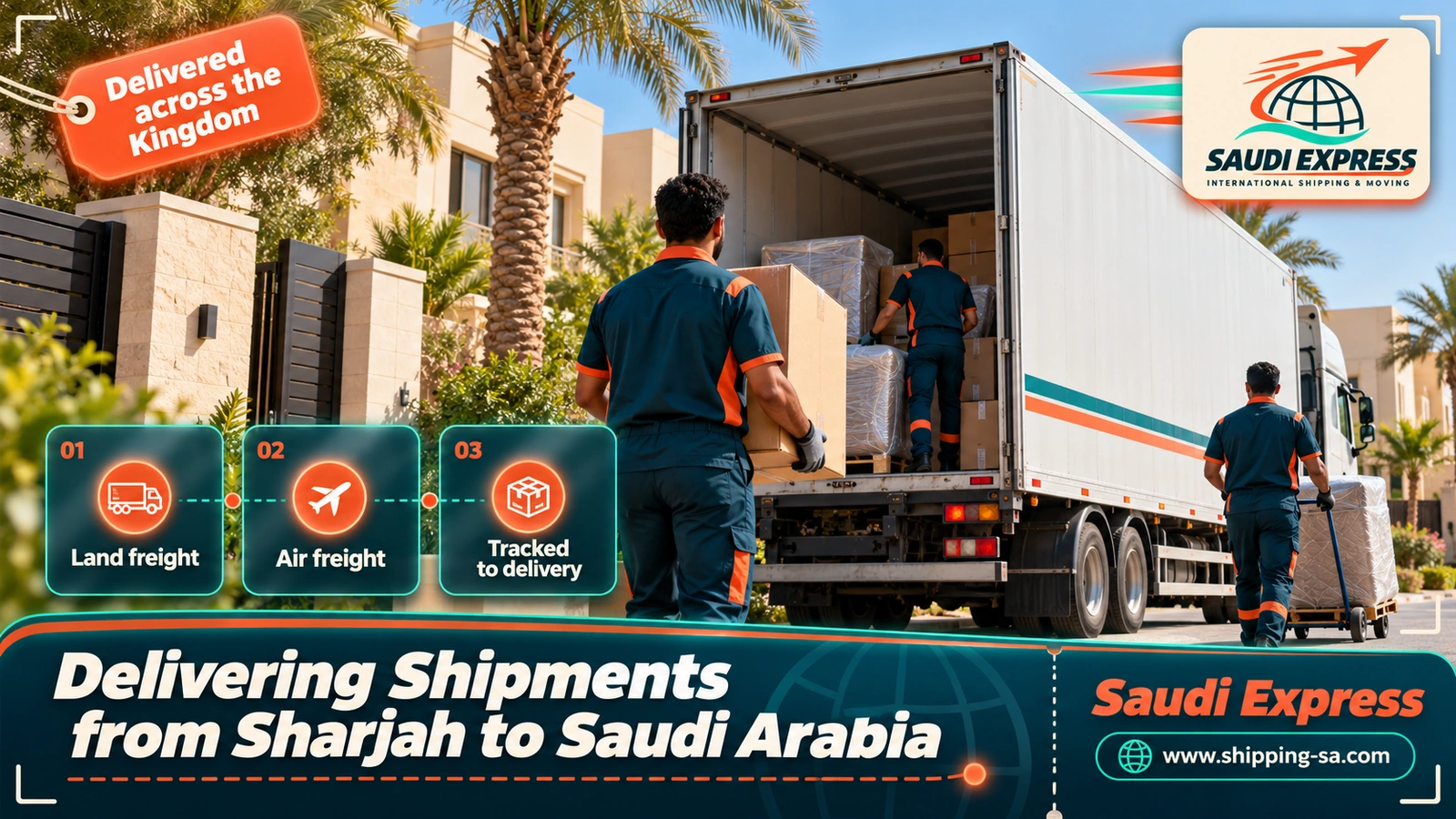 Delivering Shipments from Sharjah to Saudi Arabia