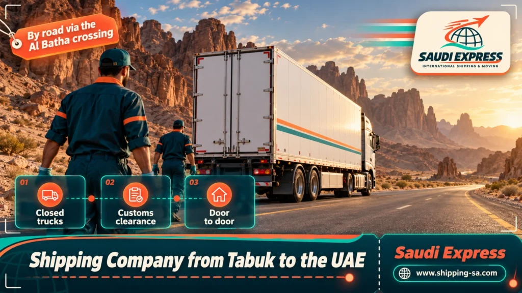 Shipping Company from Tabuk to the UAE