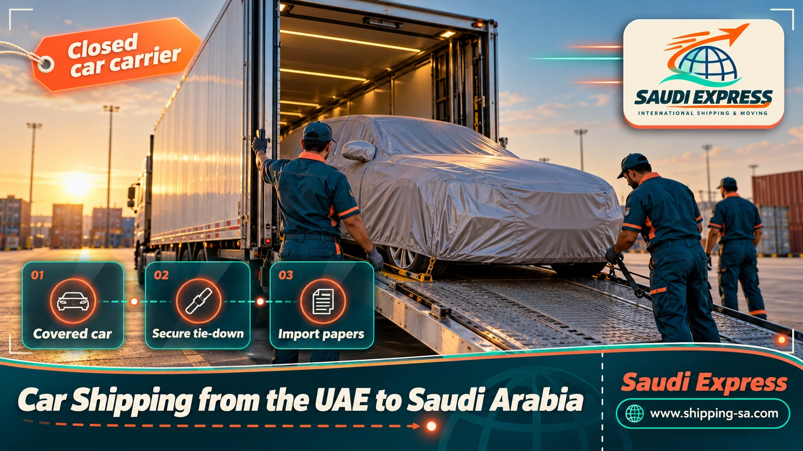 Car Shipping from the UAE to Saudi Arabia
