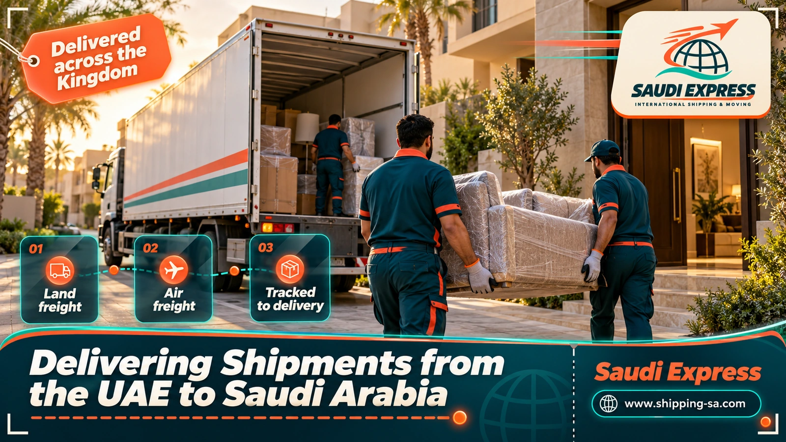 Delivering Shipments from the UAE to Saudi Arabia